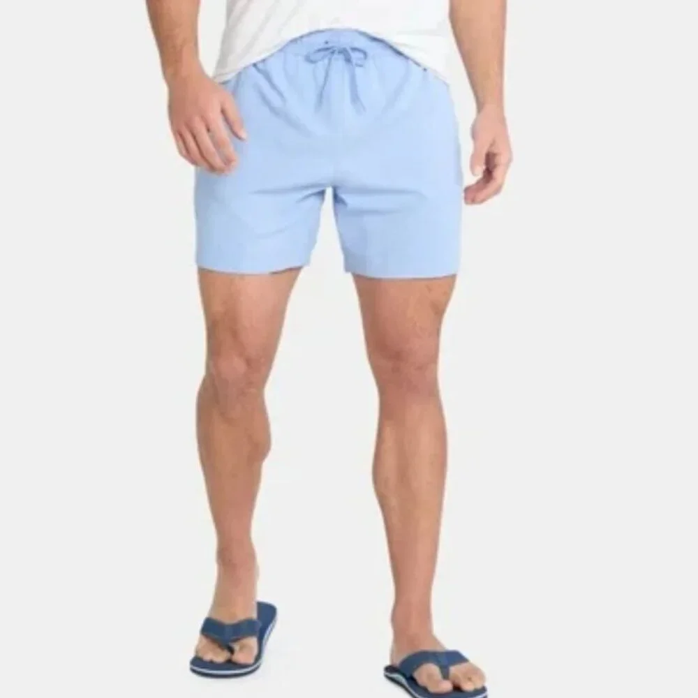 Light Blue Men's 3XL Swim Trunks Swim Shorts 6 Inch Inseam SIZE 48-50 NEW